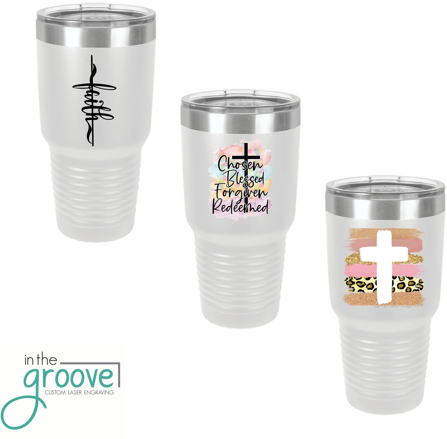 Easter 30oz UV Printed Tumbler - Insulated Travel Cup