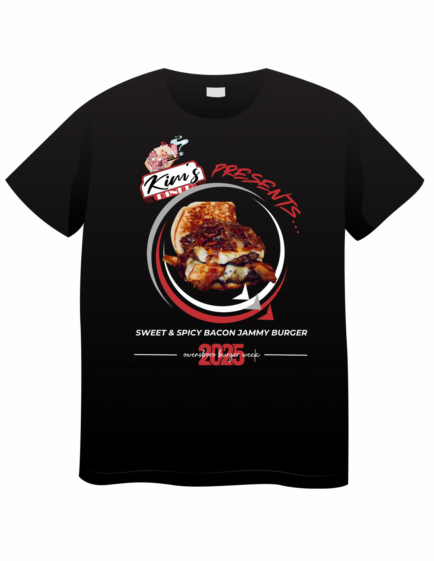 Kim's Burger Week T-Shirt - Vintage Diner Style Tee