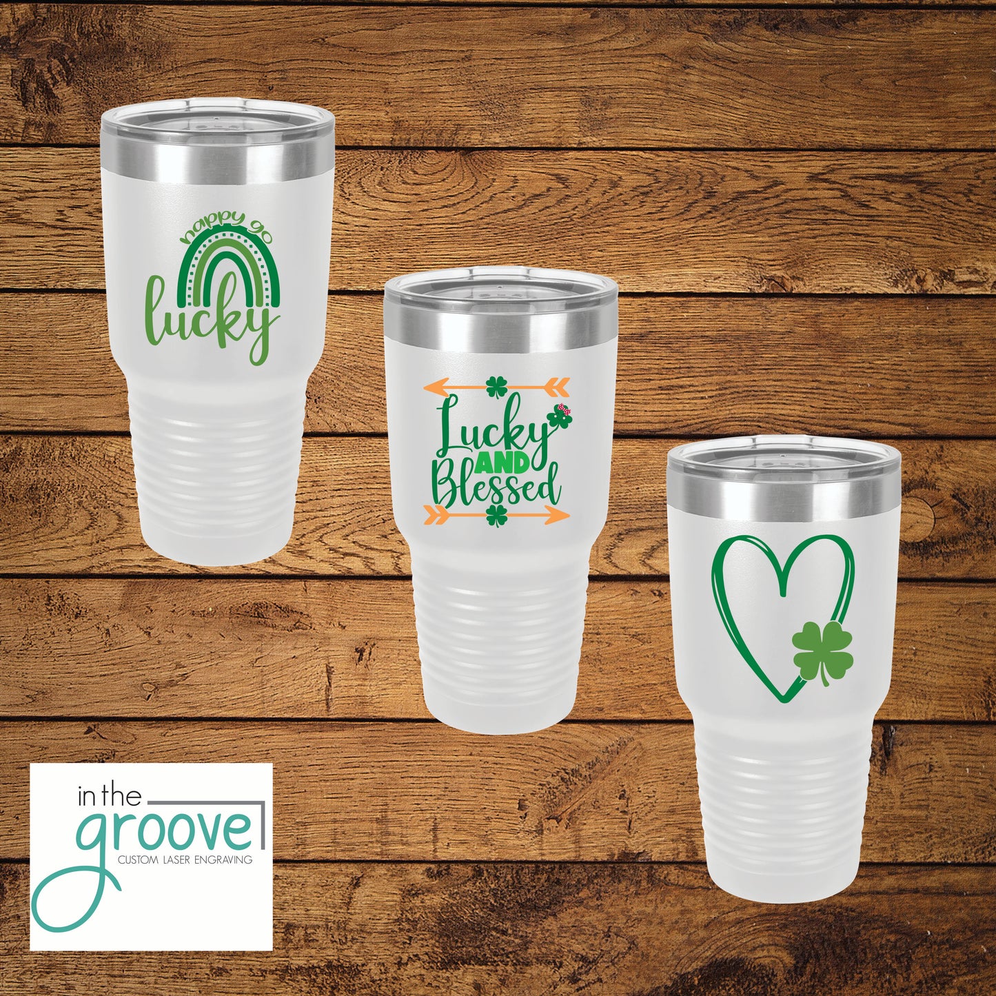 30oz UV Printed Tumbler - Custom Insulated Travel Cup