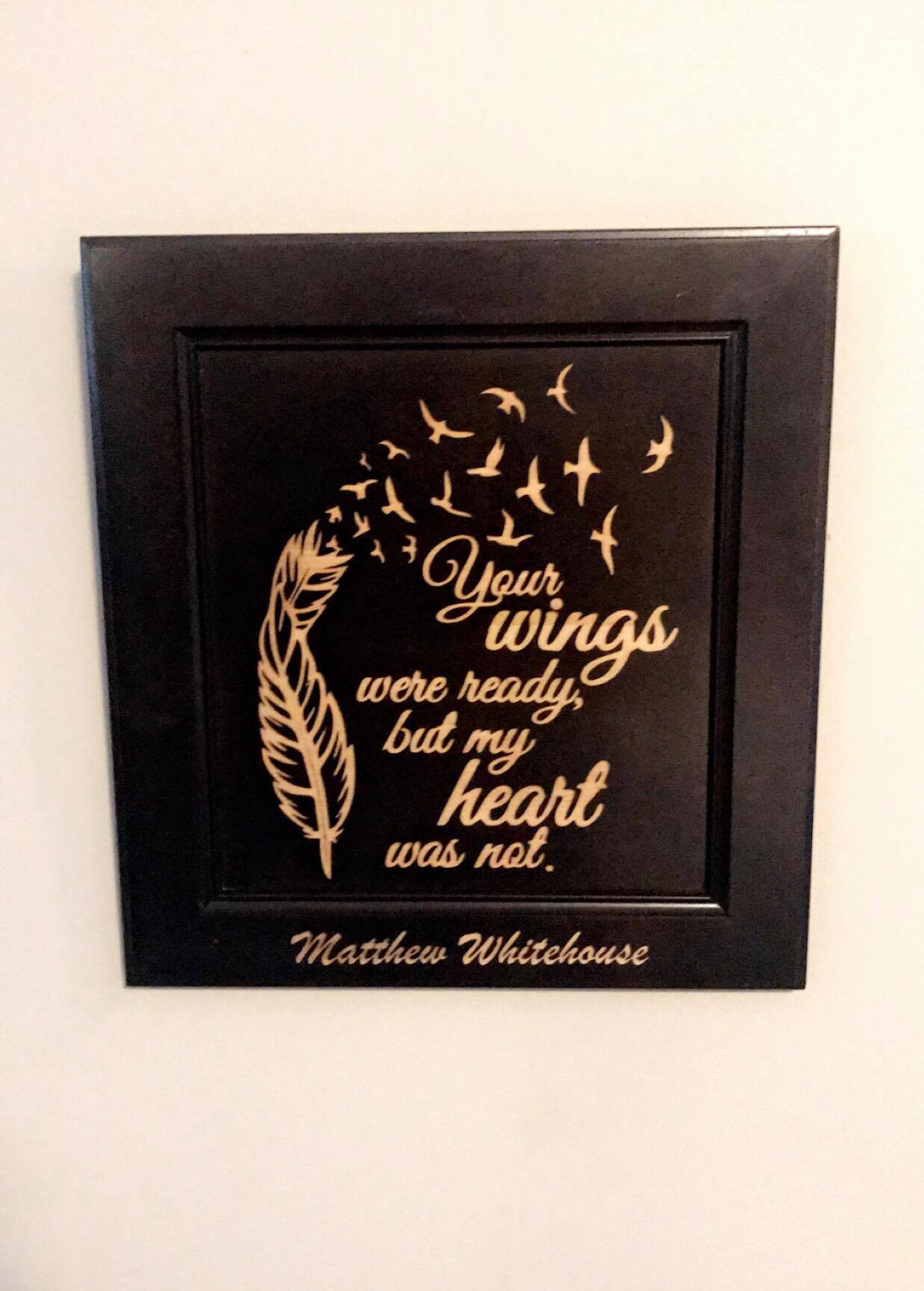 Wings Plaque