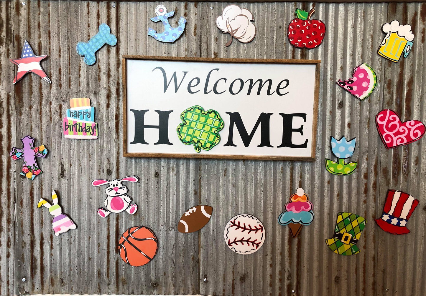 Small Interchangeable Home Sign Package