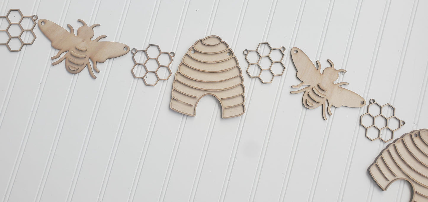 Buzzing bee banner