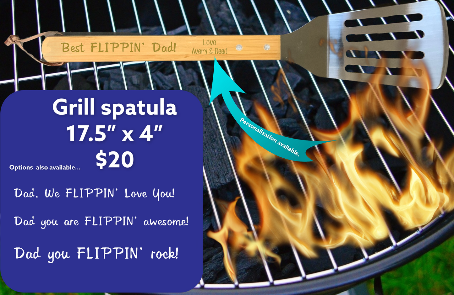 Engraved Spatula
