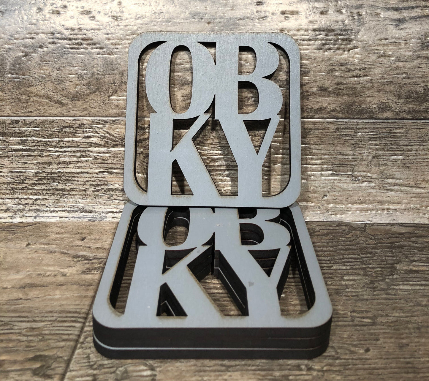 Set of 4 custom coasters