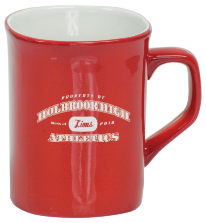 10 oz. Rounded Corner Ceramic LazerMug