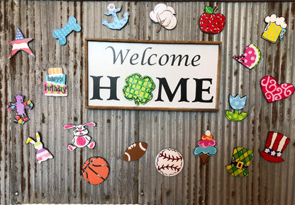 Large Interchangeable Home Sign Package