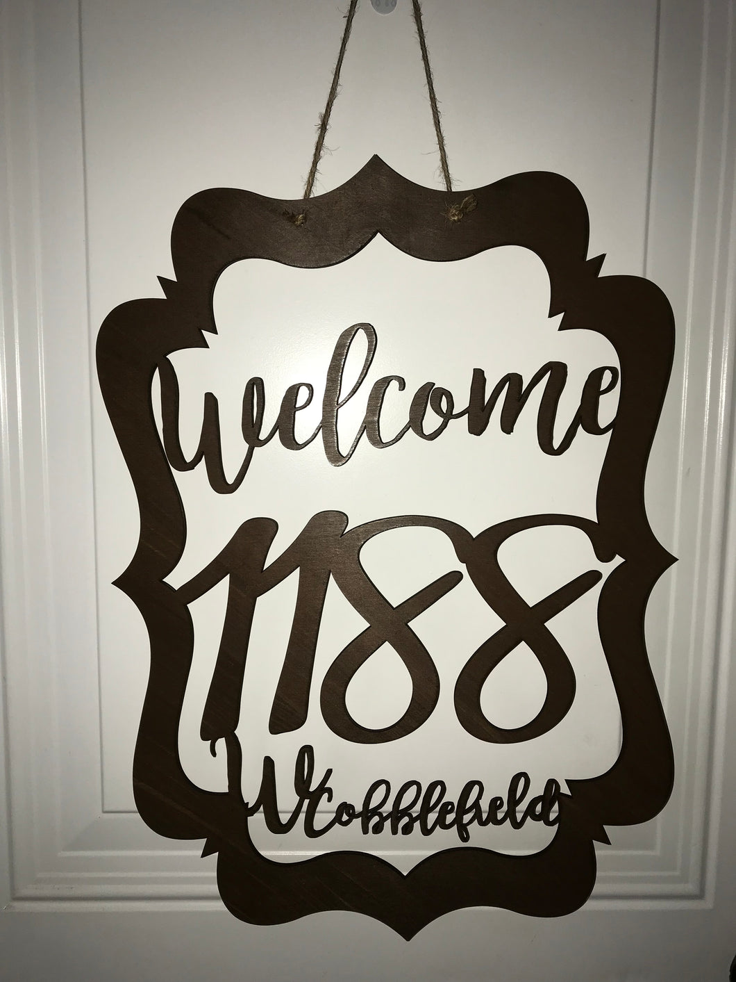 Personalized Address Door Decoration