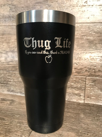 Engraved 30oz. tumbler