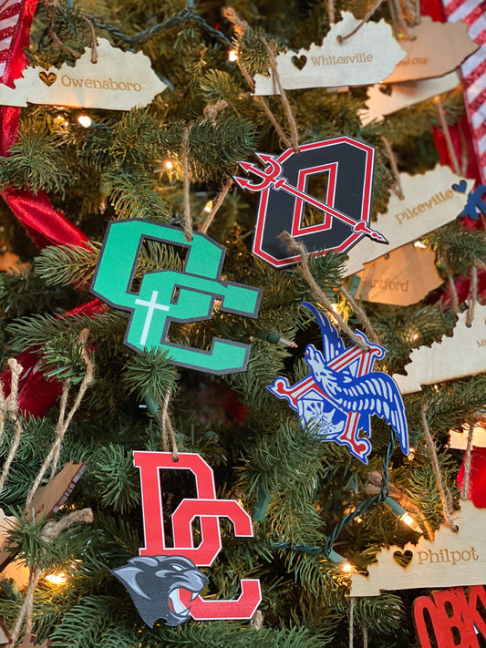 School Spirit Ornaments