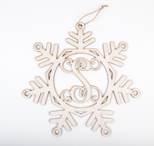 Load image into Gallery viewer, Snowflake Monogram