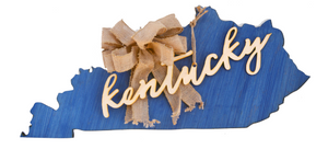 Solid Wood KY with embellishment