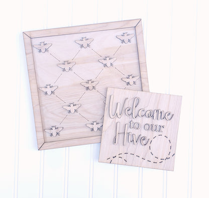Buzzing bee Mini Signs