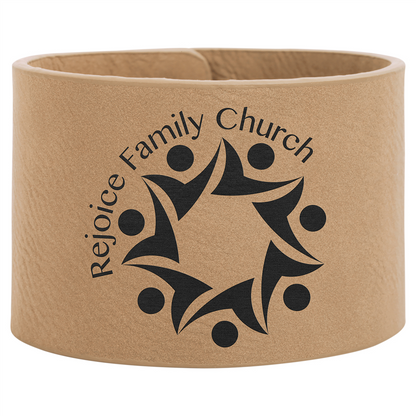 Laserable Leatherette Cuff Bracelet