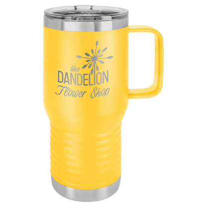 20 oz.  Vacuum Insulated Travel Mug with Slider Lid