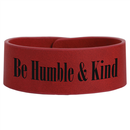 Laserable Leatherette Cuff Bracelet