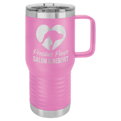 20 oz.  Vacuum Insulated Travel Mug with Slider Lid