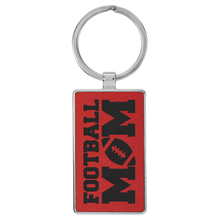 Load image into Gallery viewer, Laserable Leatherette/Metal Rectangle Keychain