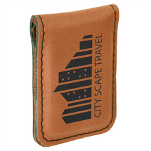 Load image into Gallery viewer, Laserable Leatherette Money Clip 1 3/4&quot; x 2 1/2&quot;