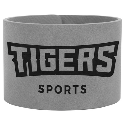 Laserable Leatherette Cuff Bracelet