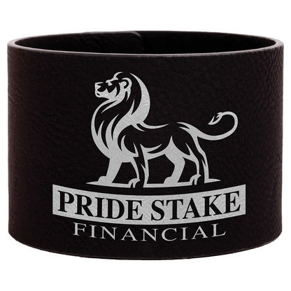 Laserable Leatherette Cuff Bracelet