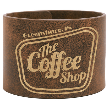 Laserable Leatherette Cuff Bracelet