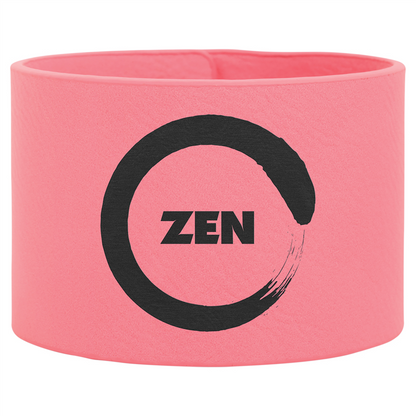 Laserable Leatherette Cuff Bracelet