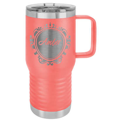 20 oz.  Vacuum Insulated Travel Mug with Slider Lid