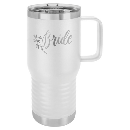 20 oz.  Vacuum Insulated Travel Mug with Slider Lid