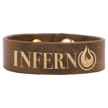 Laserable Leatherette Cuff Bracelet