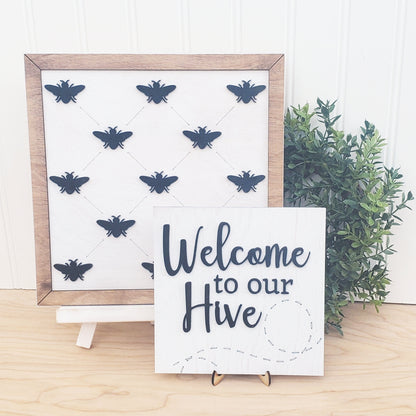 Buzzing bee Mini Signs