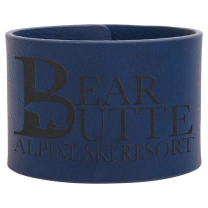 Laserable Leatherette Cuff Bracelet