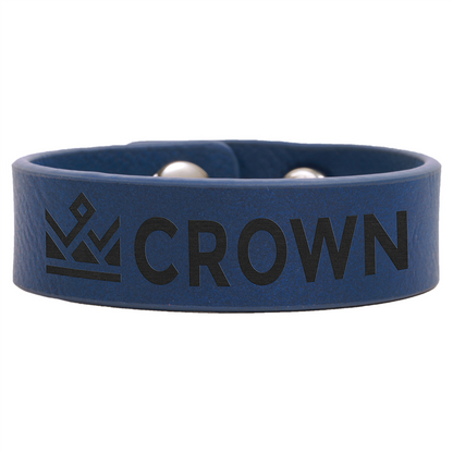 Laserable Leatherette Cuff Bracelet